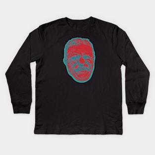 Teddy Roosevelt Kids Long Sleeve T-Shirt